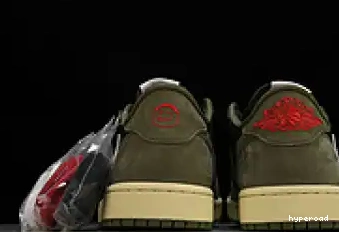 Hyperoad Jordan Air Travis Scott OLIVE OG BLACK x Low 1 0703